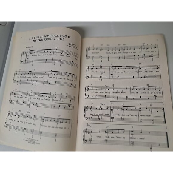 Dan Coates 1995 Warner Bros Christmas Holiday Music Piano Sheet Music Book - Picture 10 of 13